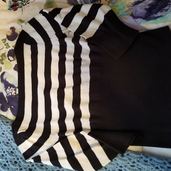 George black & white sweater - Picture 3 of 5